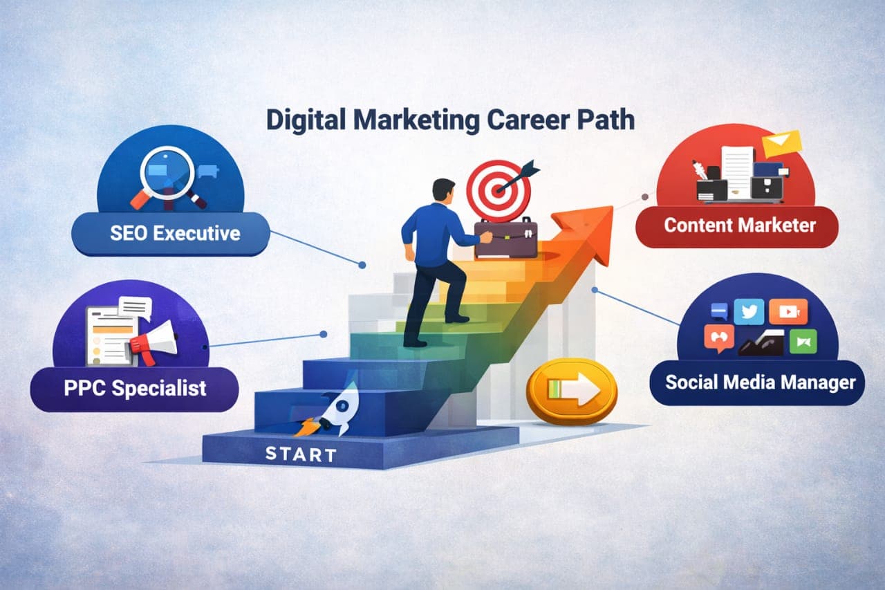 Digital Marketing career path after completing digital marketing course in chennai